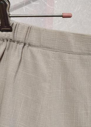 Юбка на пуговицах с карманами на резинке (пот 43-49 см)7 фото