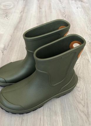 Crocs wellie rain boot army green