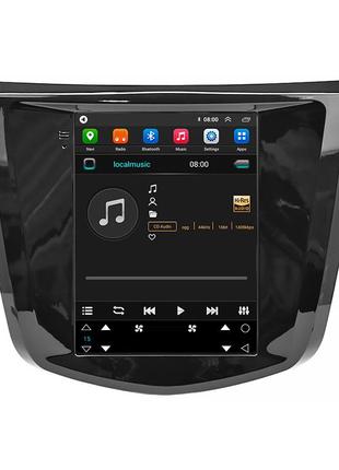 Штатна автомагнітола lesko nissan qashqai (2013-2017гг.) tesla style 9.7" 2+32gb 4g+carplay gps android3 фото