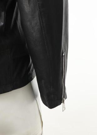 Мужская мягкая кожаная куртка кожуха imperial black lable оригинал [ l ]2 фото