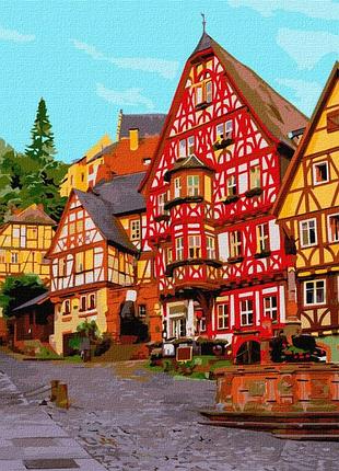 Картина по номерам "яркая германия" идейка kho3609 40х50см