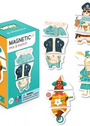 Детский набор магнитов "профессии" mon game 200217