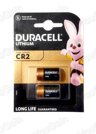 Батарейка литиевая duracell ultra lithium cr2 (3v). 2 шт1 фото