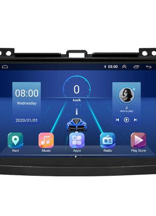 Штатна автомагнітола lesko toyota land cruiser prado (2002-2007гг) 9" 2/32gb 4g premium gps android тойота