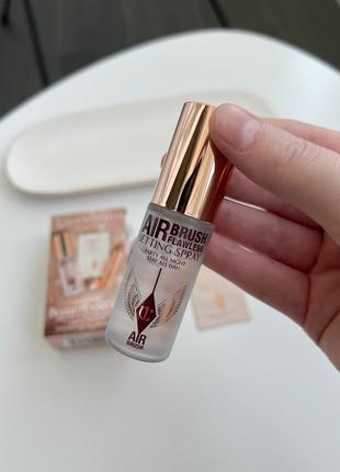 Мини набор для лица charlotte tilbury (помада, спрей, крем)