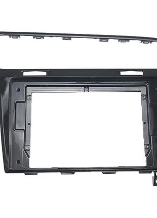 Переходная рамка lesko 10.1" volkswagen golf 7 2012-2021 (2973) фольцваген