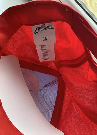 Новая кепка человек паук, кепка человек-головок паук, spider man размер 56.