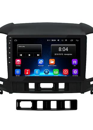 Штатная магнитола lesko для hyundai santa fe ii рестайлинг 2009-2012 9" 2/32gb wi-fi base gps android хюндай