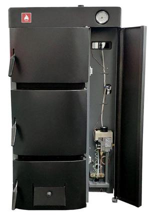 Комбінований котел житомир кс-г-012сн/аотв-12 одноконтурний дрова + газ