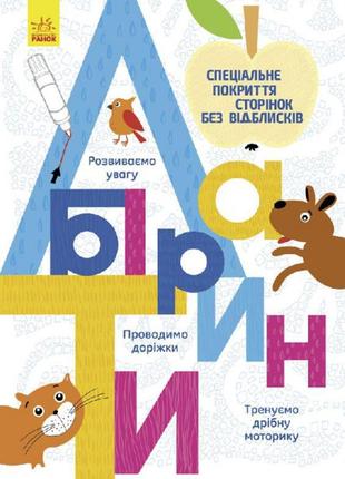 Дитяча зошита з лабіринтами 695006 від 4 років