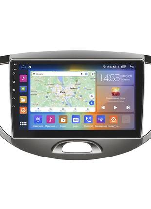 Штатна магнітола lesko для hyundai i10 i 2007-2013 екран 9" 4/64 gb carplay 4g wi-fi gps prime 2 шт.
