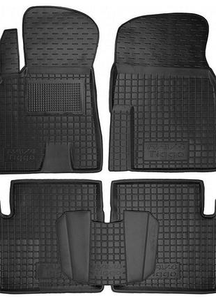 Поліуретанові килимки chery tiggo 2013- чорний, кт - 4шт 11128 avto-gumm (чері тиго)
