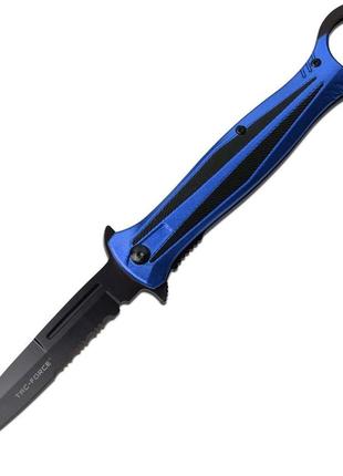 Нож складной tac-force из стали синий
