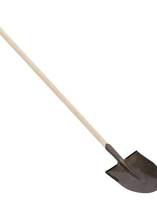 Лопата штыковая каленая «американка» 250 х 210 мм рельсовая сталь c держаком (черенком) 1.2 м