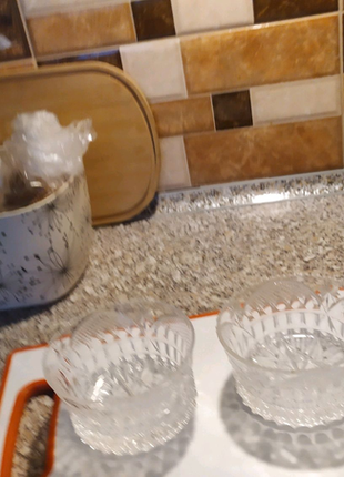 Кришталеві вази-пиалочки