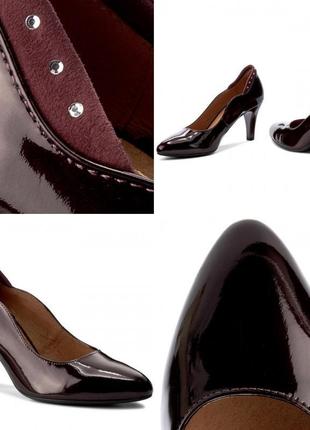 Комфортные туфли-лодочки из натуральной кожи немецкого бренда caprice4 фото