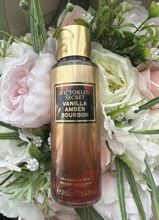 Парфумований спрей міст для тіла victoria ́s secret vanilla amber bourbon оригінал