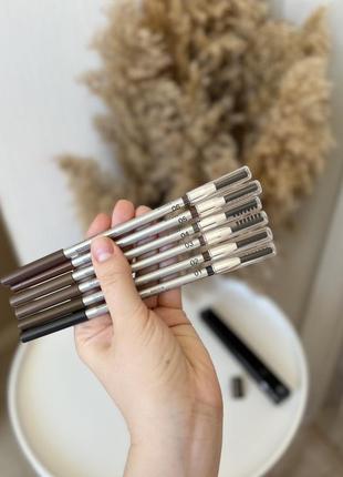 Карандаш для бровей пудровый metal milano precision eyebrow pencil