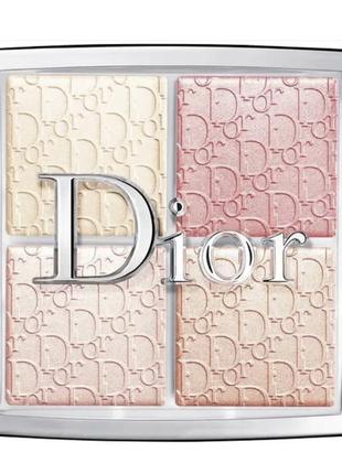 Палетка хайлайтеров диор dior backstage glow face palette 001 004