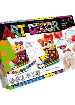 Креативное творчество "art decor" укр. artd-01 фигурка с гипса (котенок)