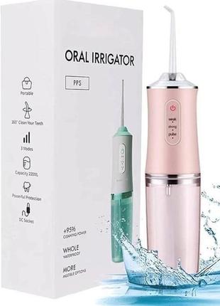 Іригатор портативний електричний oral irrigator s3j2 для зубів3 фото