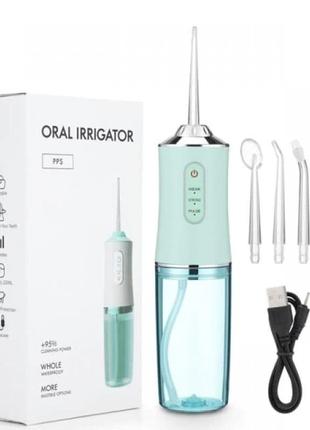 Іригатор портативний електричний oral irrigator s3j2 для зубів6 фото