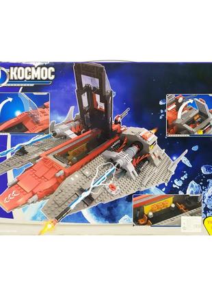 Детский конструктор "космолет" keedo 25116, 1584 элемента