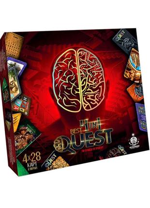 Карточная квест-игра best quest bq-02-01u, 4 в 1 укр