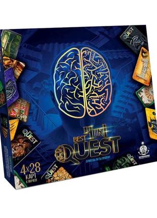 Карточная квест-игра best quest bq-02-01u, 4 в 1 укр2 фото