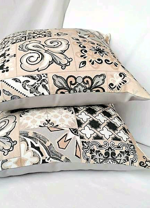 Комплект декоративних подушок "візерунки сходу " 2шт.40×40см.2 фото