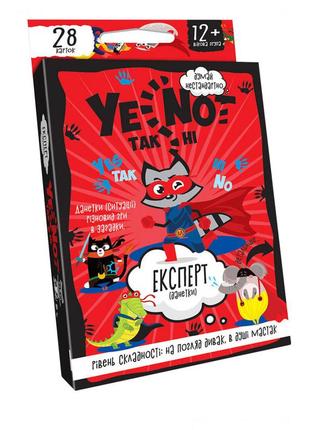 Детская карточная игра "yenot данетки" danko toys yen-01u укр (красный)
