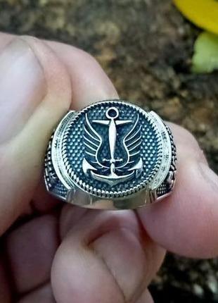 Перстень "морська піхота зсу - вірний завжди!" (срібло)