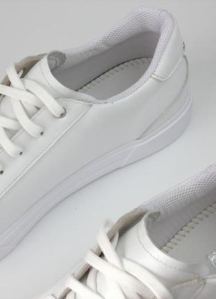 Белые кожаные классические кеды кроссовки мужские повседневная обувь rosso avangard puran whitemax leather8 фото