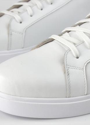 Белые кожаные кеды кроссовки мужские обувь больших размеров rosso avangard puran white max leather bs6 фото