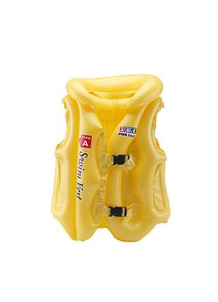 Детский жилет bt-ig-0006, размер m пак./120/ (желтый)