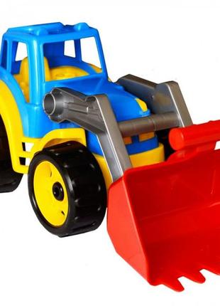 Детский игрушечный трактор большой 1721txk с подвижными деталями (разноцветный)