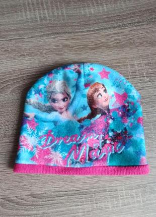 Демисезонная шапочка "эльза" холодное сердце на 2-3 года