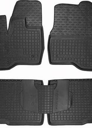 Поліуретанові килимки ford explorer 2014-чорний, кт - 4шт 11454 avto-gumm (форд експлорер)