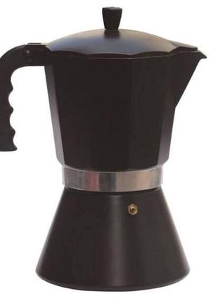 Гейзерна кавоварка на 3 чашки 150 мл з алюмінію edenberg eb-1815 гейзерна кавоварка для індукційної плити9 фото