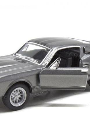Модель машинка kt5372w ford selby gt-500 1967 (сірий)