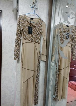 Моднячное платье макси сетка с вывернутым швом6 фото