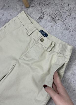 Штаны брюки чиносы polo ralph lauren бежевые7 фото