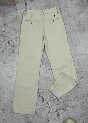 Штаны брюки чиносы polo ralph lauren бежевые8 фото