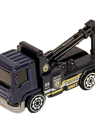 Машинка іграшкова спецтехніка автопром 7637 масштаб 1:64, металева (police 08)