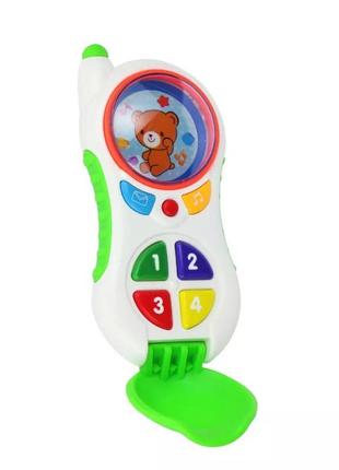 Музыкальный развивающий телефон  cy1013-4  (зеленый)