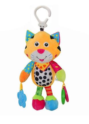 Подвеска на коляску bambi 8150 26 см (кот)