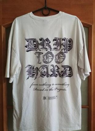 Мужская футболка drip too hard tee sk8 y2k skate (oversize fit) original (m-l)