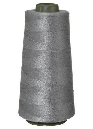 Нитки нитка швейная серая № 40/2, 2500 м, сrelando, оверлочная нить серый