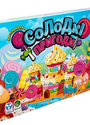 Настольная игра-бродилка "сладкие приключения" 30504 (укр.)