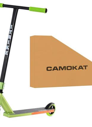 Самокат трюковый itrike sr2-066-5-gror двухколесный